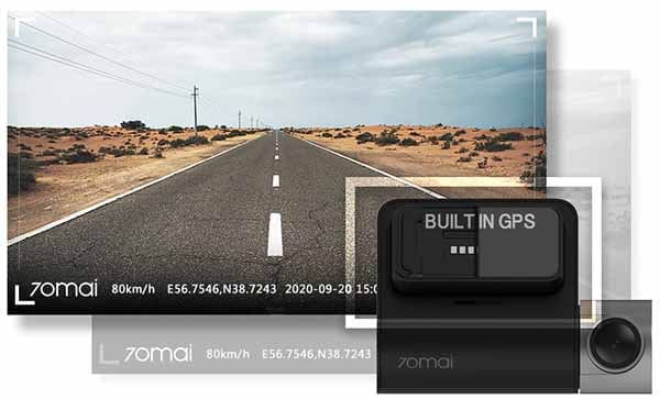 ฟังก์ชั่น GPS ในกล้องติดรถยนต์ 70mai ใช้ทําอะไร? 2 GPS Speed Latitude